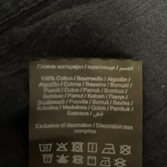 Vero Moda Navy Blue Pink Floral V Neck Ruffle Short Sleeve Blouse Top Size S - Picture 4 of 4